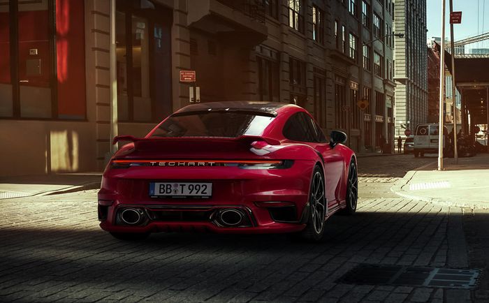 Modifikasi Porsche 911 Turbo S hasil garapan tuner Jerman, TechArt