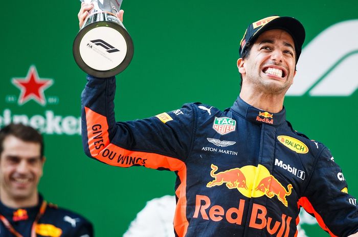 Daniel Ricciardo menang di F1 China, setelah kemenangan terakhir pada GP F1 Azerbaijan 2017