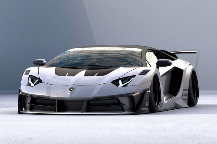 Modifikasi Lamborghini Aventador spesial hari ulang tahun Wataru Kato, Liberty Walk