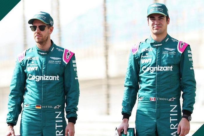 Sebastian Vettel dan Lance Stroll kembali membela tim Aston Martin untuk balap F1 2022