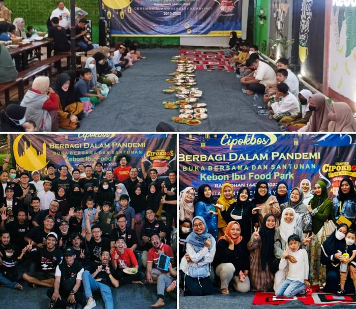 GRAVINCI Chapter Cipokbos buka bersama dan donasi ke panti asuhan