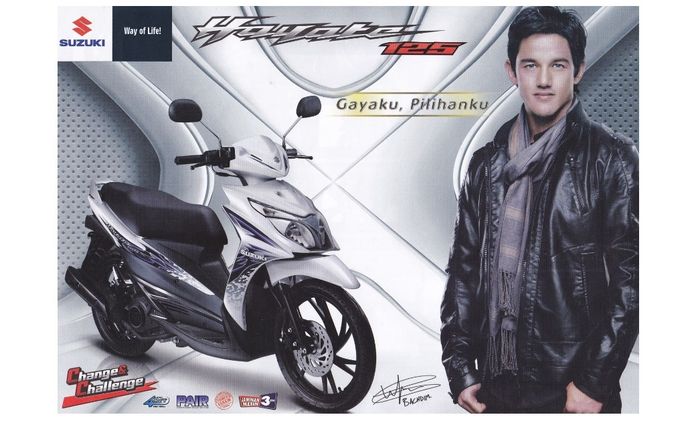 Irfan Bachdim sebagai brand ambassador Suzuki Hayate