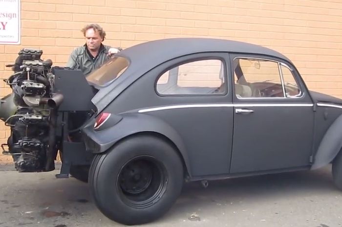 VW Kodok pakai mesin radial 7 silinder 11.000 cc