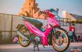 Honda Revo Pakai Warna Pink dan Komponen Serat Karbon