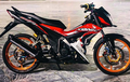 Modifikasi Honda Sonic 150R, Rombak Kaki-kaki, Tampil Simpel dan Mewah