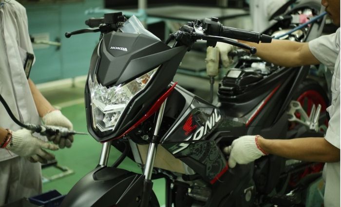 Salah satu warna baru Honda Sonic 150R