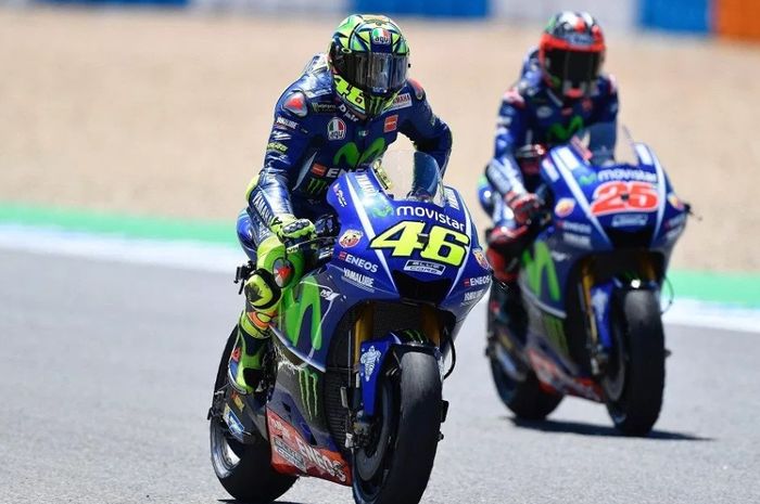 Valentino Rossi dan Maverick Vinales