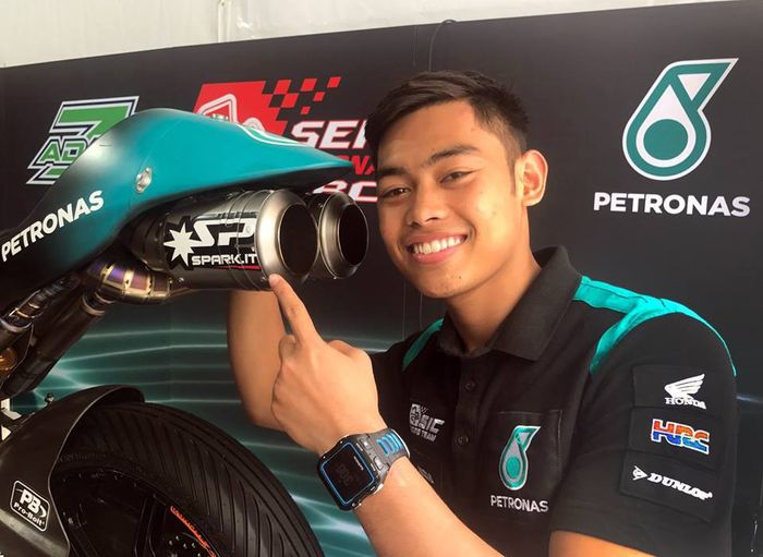 Adam Norrodin, pembalap Malaysia yang kini bekompetisi di kelas Moto3