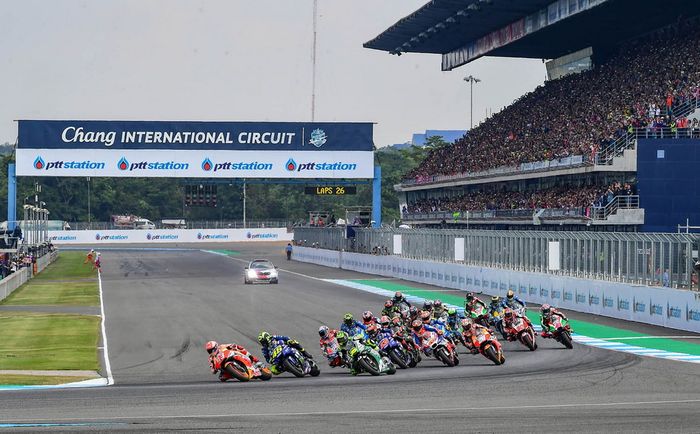 Thailand dinilai sukses menggelar balap MotoGP yang pertama di sirkuit Chang, Buriram