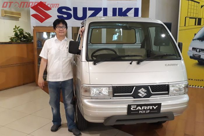 Tunggu tanggal main Suzuki Carry pikap pakai mesin di kap depan