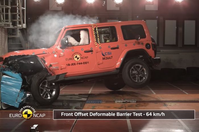 Jeep Wrangler cuma dapat satu bintang