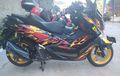 Panaaasss... Bermotif Api, Yamaha NMAX Makin Menjadi-jadi