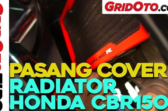 Pasang radiator cover di Honda CBR150R
