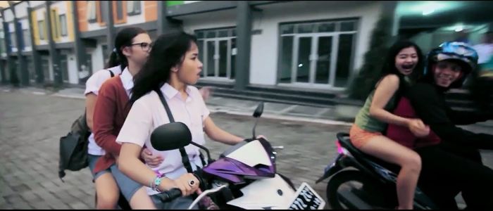 Ilustrasi tipe pengendara Scary