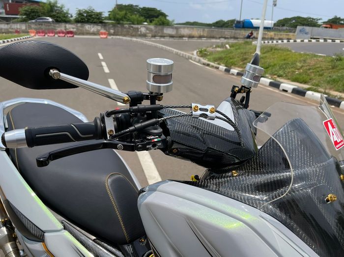 Sektor setang Yamaha NMAX old upgrade master rem, saklar, gas pontan dan spion