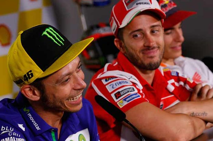 Valentino Rossi di konferensi pers MotoGP Malaysia (26/10/2017)