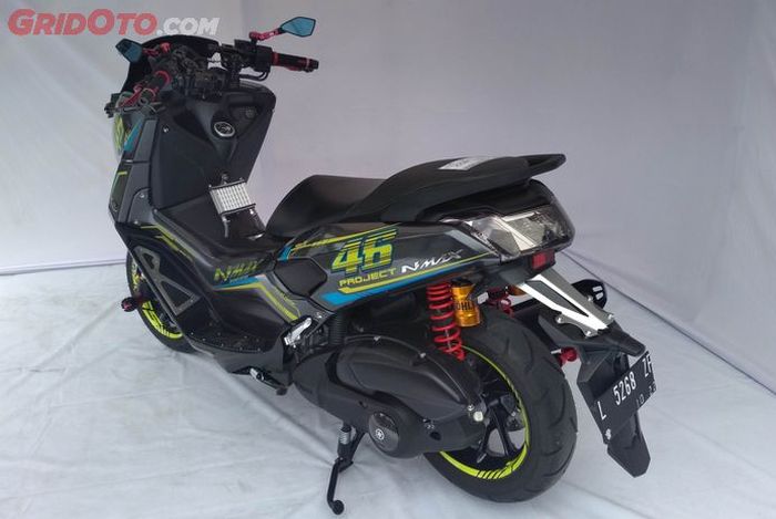 Yamaha Nmax milik Adi Santoso livery khas Valentino Rossi