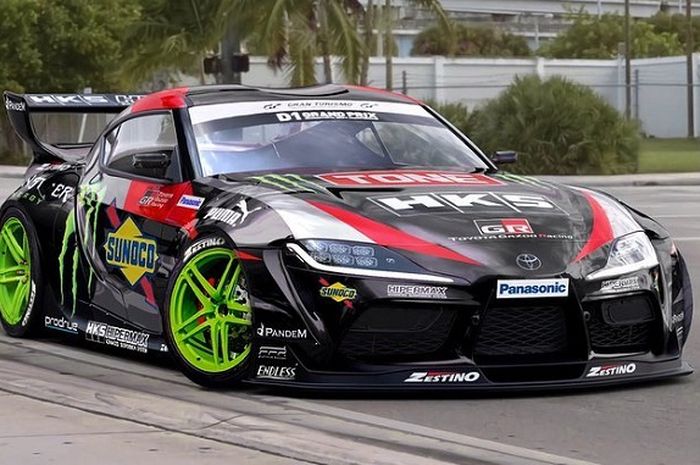 Modifikasi Toyota Supra terbaru yang jadi mobil drift