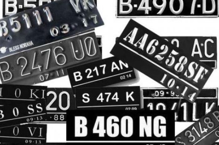 Ini 7 Model Plat Nomor Yang Jadi Incaran Polisi