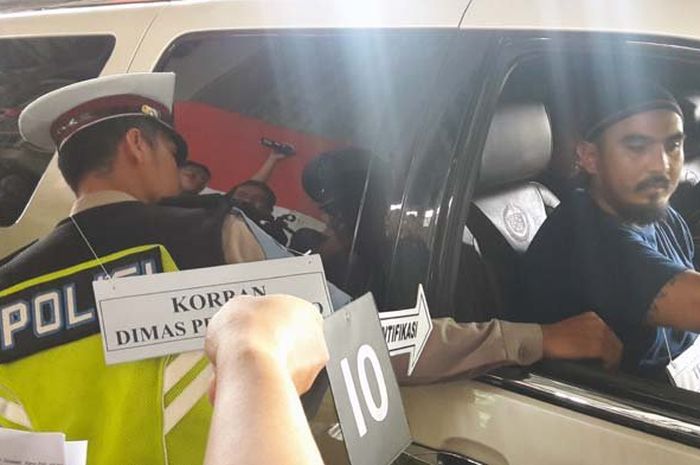 Rekonstruksi aksi pemilik mobil Cadilac seret anggota polisi
