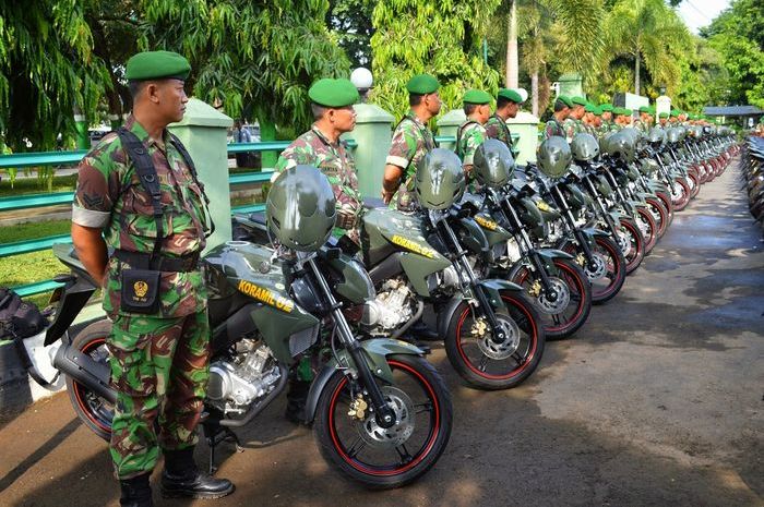 Yamaha V-Ixion jadi salah satu motor dinas TNI