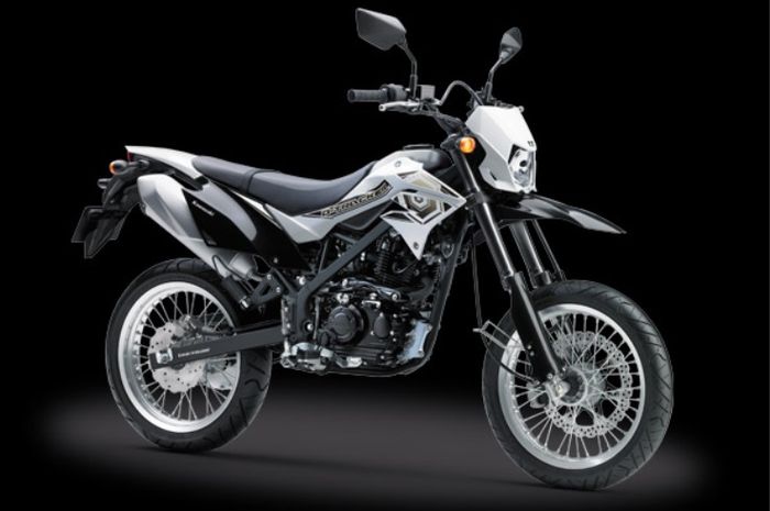 Kawasaki D-Tracker warna putih