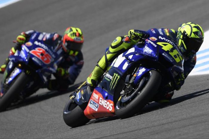 Valentino Rossi dan Maverick Vinales