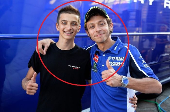 Valentino Rossi dan adiknya Luca Marini