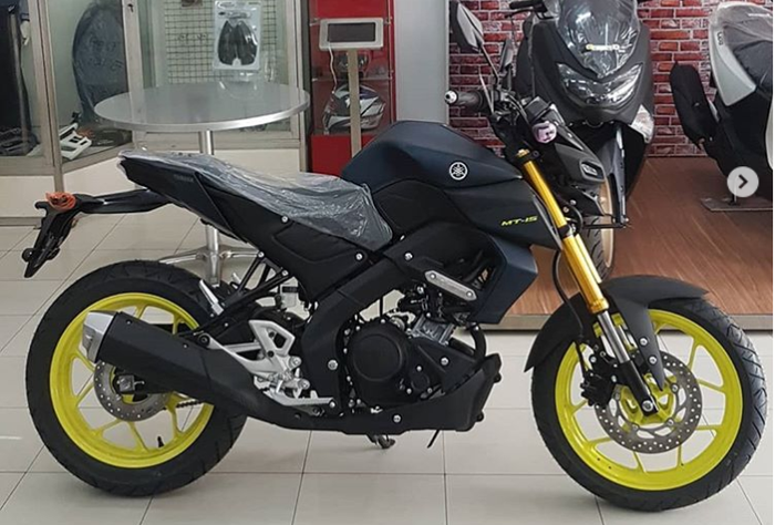 Sosok Yamaha MT-15 sudah nongol di dealer Yamaha Ngawi, Jatim