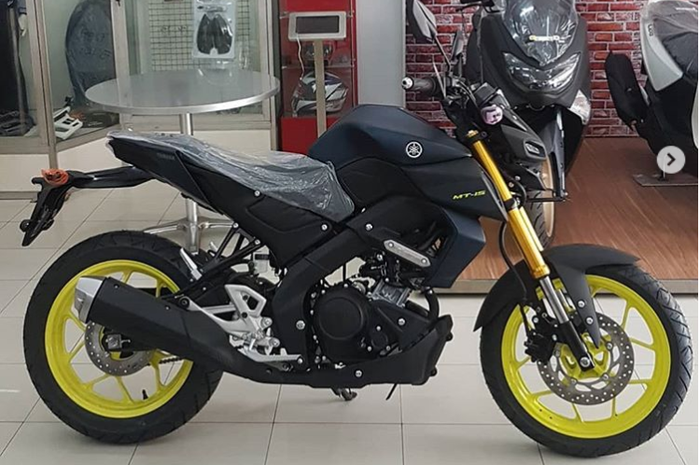 Sosok Yamaha MT-15 sudah nongol di dealer Yamaha Ngawi, Jatim