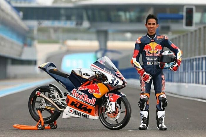 Gerry Salim berkiprah di ajang Red Bull Rookies Cup semusim penuh