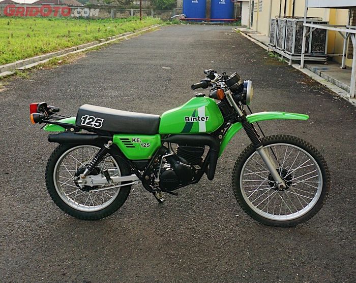 Kawasaki Binter KE125 salah satu hasil restorasi Barokah Djaya.