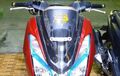 Windshield MHR Untuk Yamaha Lexi, Sudah Ada Bracket Plat Nomornya Nih!