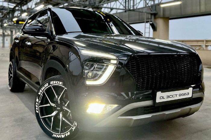 Modifikasi Hyundai Creta warna gelap