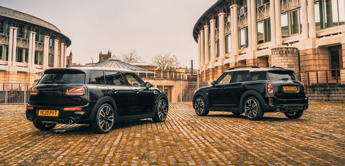 Tampilan belakang MINI Clubman dan MINI Countryman Shadows Edition