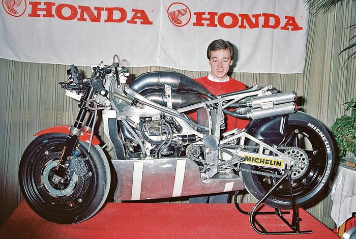 Freddie Spencer dan Honda NSR500 tunggangannya