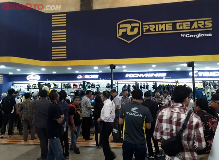Booth Prime Gears nampak dipadati pengunjung IMOS 2018