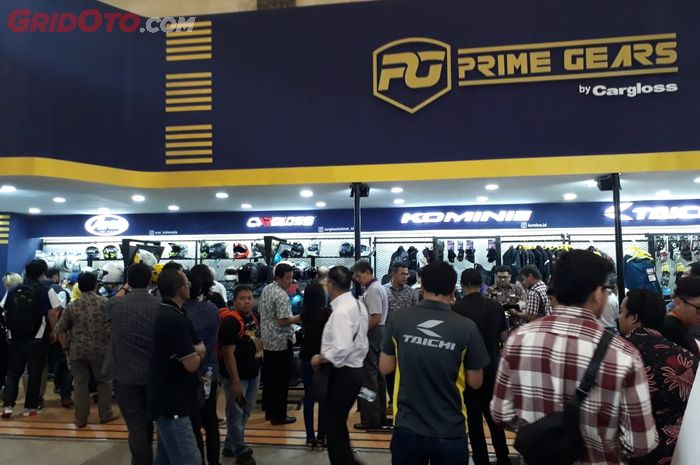 Booth Prime Gears nampak dipadati pengunjung IMOS 2018