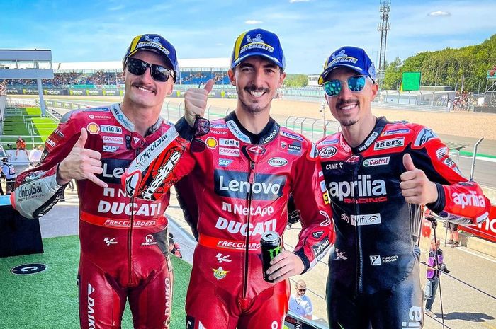 Francesco Bagnaia naik satu peringkat di klasemen MotoGP 2022 usai menang di balapan MotoGP Inggris 2022