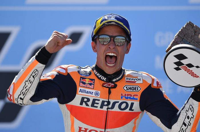 Menang di MotoGP Aragon, Marc Marquez menatap gelar juara dunia MotoGP kelimanya