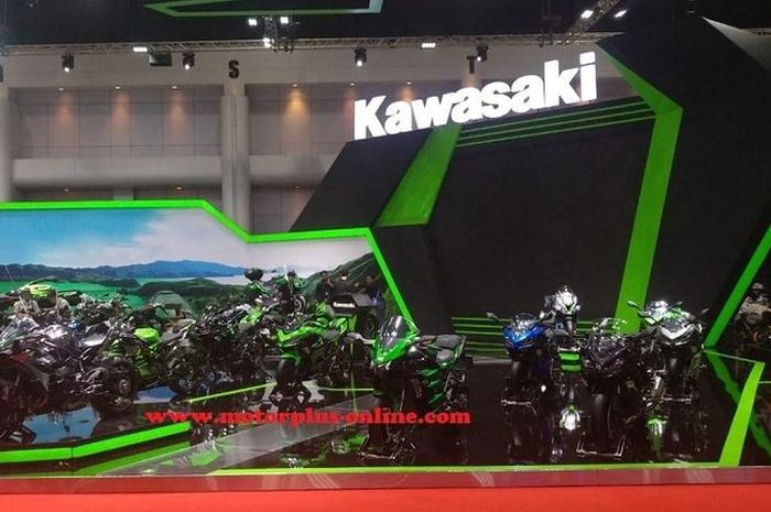 Booth Kawasaki di Bangkok International Motor Show 2019.