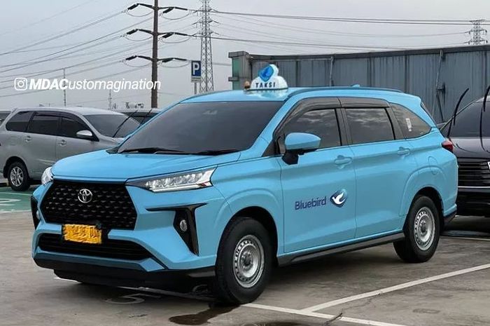 All New Toyota Veloz kena iseng dijadikan armada taksi Bluebird