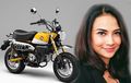 Wuih, Ternyata Vanessa Angel Doyan Motor Juga, Pose Naik Honda Monkey