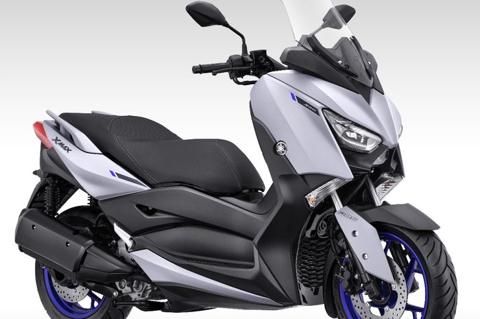 Yamaha XMAX warna baru, matte grey