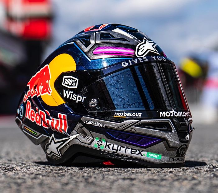 Helm spesial Jorge Martin di MotoGP Catalunya 2023