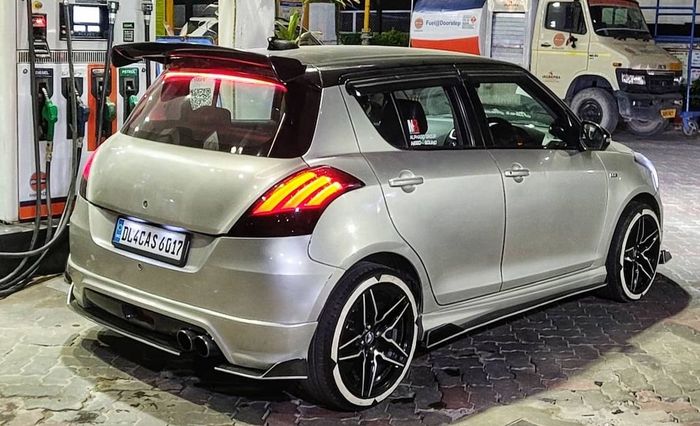 Tampilan belakang modifikasi Suzuki Swift