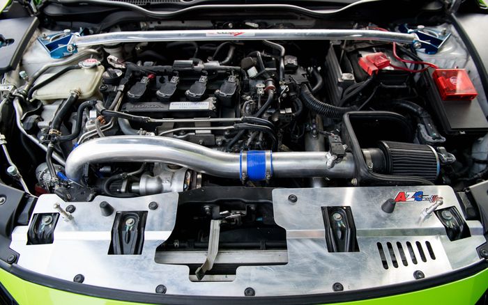 Modifikasi mesin Honda Civic Tubro sudah ganti turbo, tembus 253 dk
