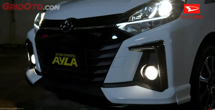 Desain gril dan bumber baru di Daihatsu New Ayla