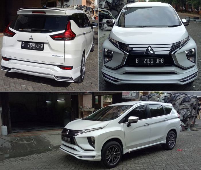 Mitsubishi Xpander dengan body kit aftermarket