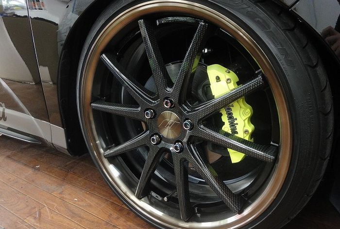 Modifikasi Honda Odyseey pakai pelek  Work Gnostic CV201 ukuran 20 inci 